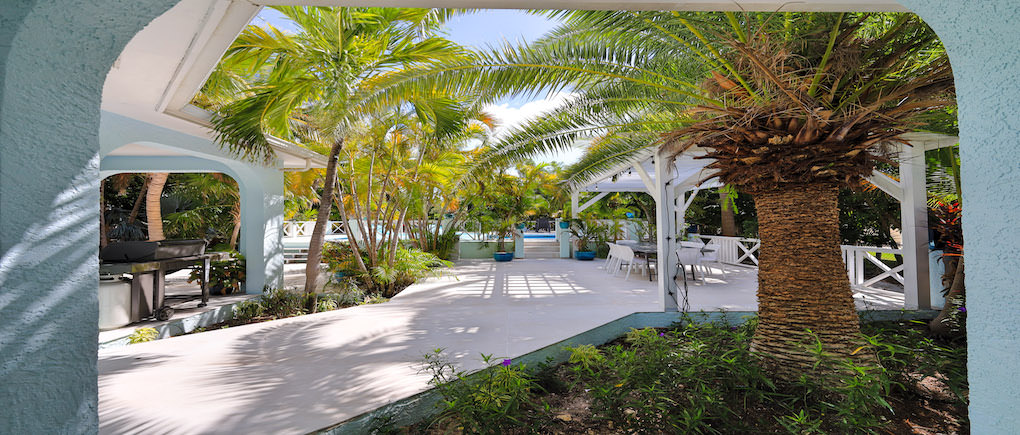 House rental palms garden with hammock